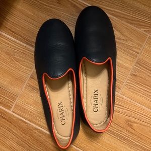 Charix leather slides